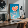 Dein persönlicher Liebesbeweis: Personalisiertes Poster mit Herz und individueller Botschaft! - posterfolio.de