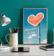 Dein persönlicher Liebesbeweis: Personalisiertes Poster mit Herz und individueller Botschaft! - posterfolio.de