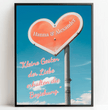 Dein persönlicher Liebesbeweis: Personalisiertes Poster mit Herz und individueller Botschaft! - posterfolio.de
