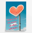 Zeige deine Liebe mit einem personalisierten Poster: einzigartiger Liebesbeweis mit Herz und Namen! - posterfolio.de