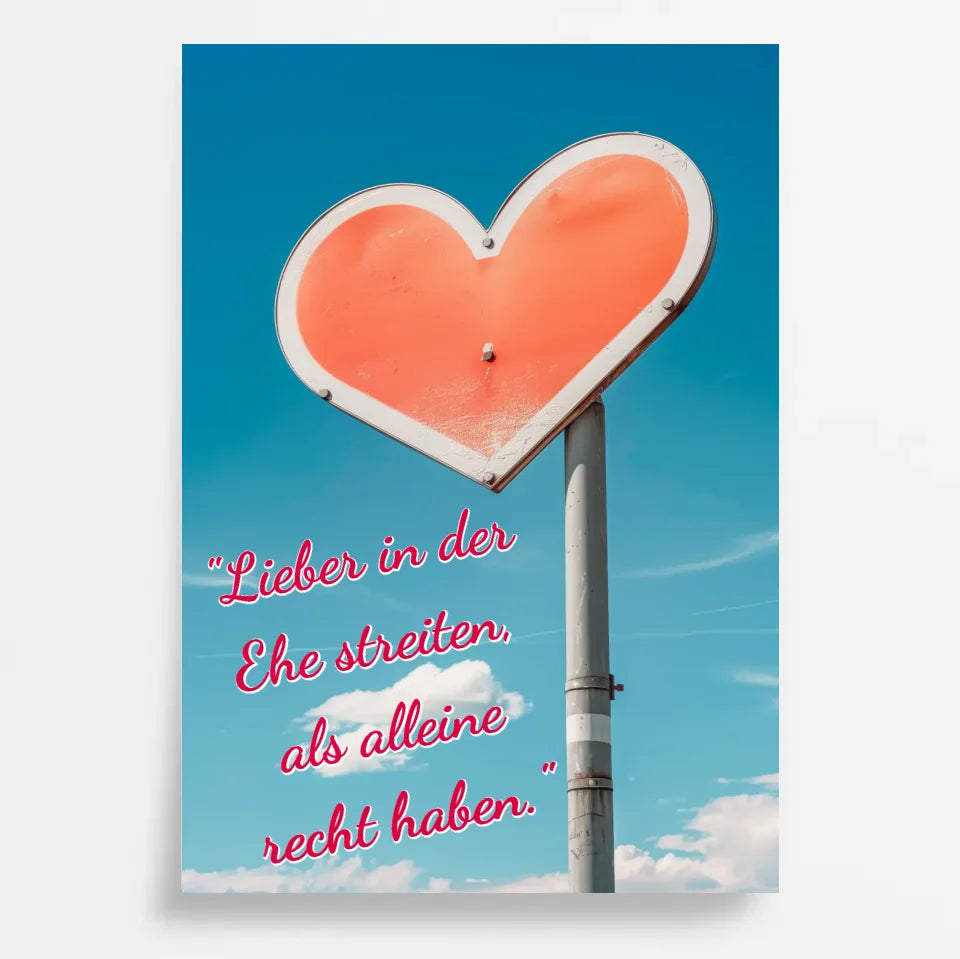 Zeige deine Liebe mit einem personalisierten Poster: einzigartiger Liebesbeweis mit Herz und Namen!