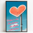 Zeige deine Liebe mit einem personalisierten Poster: einzigartiger Liebesbeweis mit Herz und Namen! - posterfolio.de