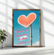 Zeige deine Liebe mit einem personalisierten Poster: einzigartiger Liebesbeweis mit Herz und Namen! - posterfolio.de
