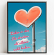 Zeige deine Liebe mit einem personalisierten Poster: einzigartiger Liebesbeweis mit Herz und Namen! - posterfolio.de