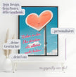 Zeige deine Liebe mit einem personalisierten Poster: einzigartiger Liebesbeweis mit Herz und Namen! - posterfolio.de