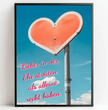 Zeige deine Liebe mit einem personalisierten Poster: einzigartiger Liebesbeweis mit Herz und Namen! - posterfolio.de