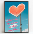 Personalisierte Poster Bilderrahmen schwarz matt 60 x 80 cm