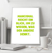 Personalisiertes Geschenk Poster mit Bilderrahmen