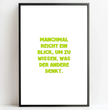 Personalisierte Poster Bilderrahmen schwarz matt 20 x 30 cm