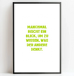 Personalisierte Poster Bilderrahmen schwarz matt 40 x 60 cm