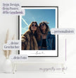 Unvergessliche Freundschaft: Personalisiertes Poster für deine beste Freundin! - posterfolio.de