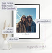 Unvergessliche Freundschaft: Personalisiertes Poster für deine beste Freundin! - posterfolio.de
