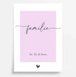 Einzigartiges Geschenk für deine Liebsten - Gestalte jetzt dein personalisiertes Familienposter! - posterfolio.de