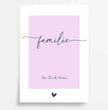 Einzigartiges Geschenk für deine Liebsten - Gestalte jetzt dein personalisiertes Familienposter!