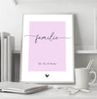 Einzigartiges Geschenk für deine Liebsten - Gestalte jetzt dein personalisiertes Familienposter! - posterfolio.de