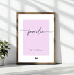 Einzigartiges Geschenk für deine Liebsten - Gestalte jetzt dein personalisiertes Familienposter! - posterfolio.de