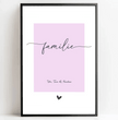 Einzigartiges Geschenk für deine Liebsten - Gestalte jetzt dein personalisiertes Familienposter! - posterfolio.de