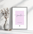Einzigartiges Geschenk für deine Liebsten - Gestalte jetzt dein personalisiertes Familienposter! - posterfolio.de
