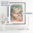 Emotionales personalisiertes Poster: Einzigartige Mama Poster im Vintage-Touch - posterfolio.de