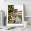 Für den besten Papa der Welt: Ein personalisiertes Geschenk, das von Herzen kommt! - posterfolio.de