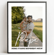 Für den besten Papa der Welt: Ein personalisiertes Geschenk, das von Herzen kommt! - posterfolio.de