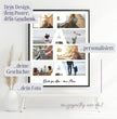 Zeige deine Liebe mit einem einzigartigen personalisierten Poster: Fotocollage für deine Mama - posterfolio.de