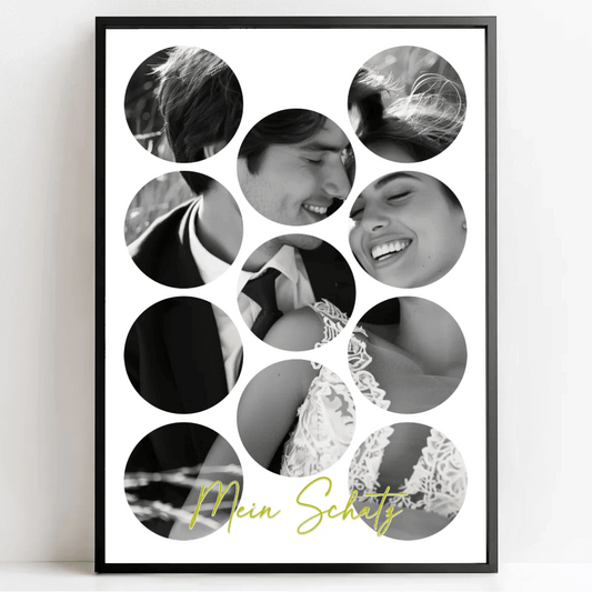 Schenke Liebe, schenke Individualität - Personalisiertes Hochzeitsposter als unvergessliches Geschenk - posterfolio.de