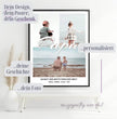 Bewahre besondere Erinnerungen: Personalisierte Papa Fotocollage für einzigartige Geschenke! - posterfolio.de