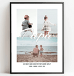 Bewahre besondere Erinnerungen: Personalisierte Papa Fotocollage für einzigartige Geschenke! - posterfolio.de