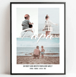 Bewahre besondere Erinnerungen: Personalisierte Papa Fotocollage für einzigartige Geschenke! - posterfolio.de