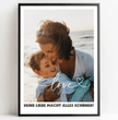 Unvergessliches Geschenk: Deine persönliche Liebesbotschaft für Mama! - posterfolio.de