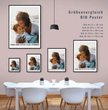 Unvergessliches Geschenk: Deine persönliche Liebesbotschaft für Mama! - posterfolio.de