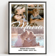 Personalisierte Mama Fotocollage für besondere Erinnerungen - posterfolio.de