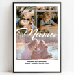Personalisierte Mama Fotocollage für besondere Erinnerungen - posterfolio.de