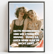 Das perfekte Geschenk für deine beste Freundin: Personalisiertes Poster voller Erinnerungen! - posterfolio.de