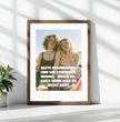 Das perfekte Geschenk für deine beste Freundin: Personalisiertes Poster voller Erinnerungen! - posterfolio.de