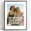 Das perfekte Geschenk für deine beste Freundin: Personalisiertes Poster voller Erinnerungen! - posterfolio.de