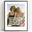 Das perfekte Geschenk für deine beste Freundin: Personalisiertes Poster voller Erinnerungen! - posterfolio.de