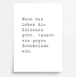 Witziger Spruch: Dein personalisiertes Poster voller Lebensfreude! - posterfolio.de