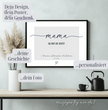 Zeig deiner Mama, wie besonders sie ist! Personalisiertes Poster zum Muttertag - posterfolio.de