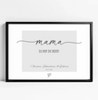 Zeig deiner Mama, wie besonders sie ist! Personalisiertes Poster zum Muttertag - posterfolio.de