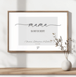 Zeig deiner Mama, wie besonders sie ist! Personalisiertes Poster zum Muttertag - posterfolio.de