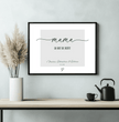 Zeig deiner Mama, wie besonders sie ist! Personalisiertes Poster zum Muttertag - posterfolio.de