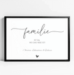 Kreiere dein einzigartiges Familienposter – Deine Familie, deine Geschichte! - posterfolio.de