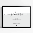 Einzigartiges Geschenk mit Herz: Personalisiertes Familienposter - posterfolio.de