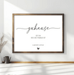Einzigartiges Geschenk mit Herz: Personalisiertes Familienposter - posterfolio.de