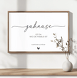 Einzigartiges Geschenk mit Herz: Personalisiertes Familienposter - posterfolio.de
