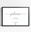 Einzigartiges Geschenk mit Herz: Personalisiertes Familienposter - posterfolio.de