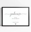 Einzigartiges Geschenk mit Herz: Personalisiertes Familienposter - posterfolio.de