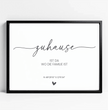 Einzigartiges Geschenk mit Herz: Personalisiertes Familienposter - posterfolio.de